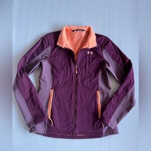 Under Armour Coldgear Infrared Purple and Orange Ski Jacket Performance Fit
